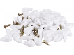 Kit de Presilhas de Fixação para Vidro, Presilhas para Porta de Armário 11mm X 20mm CHABERLU