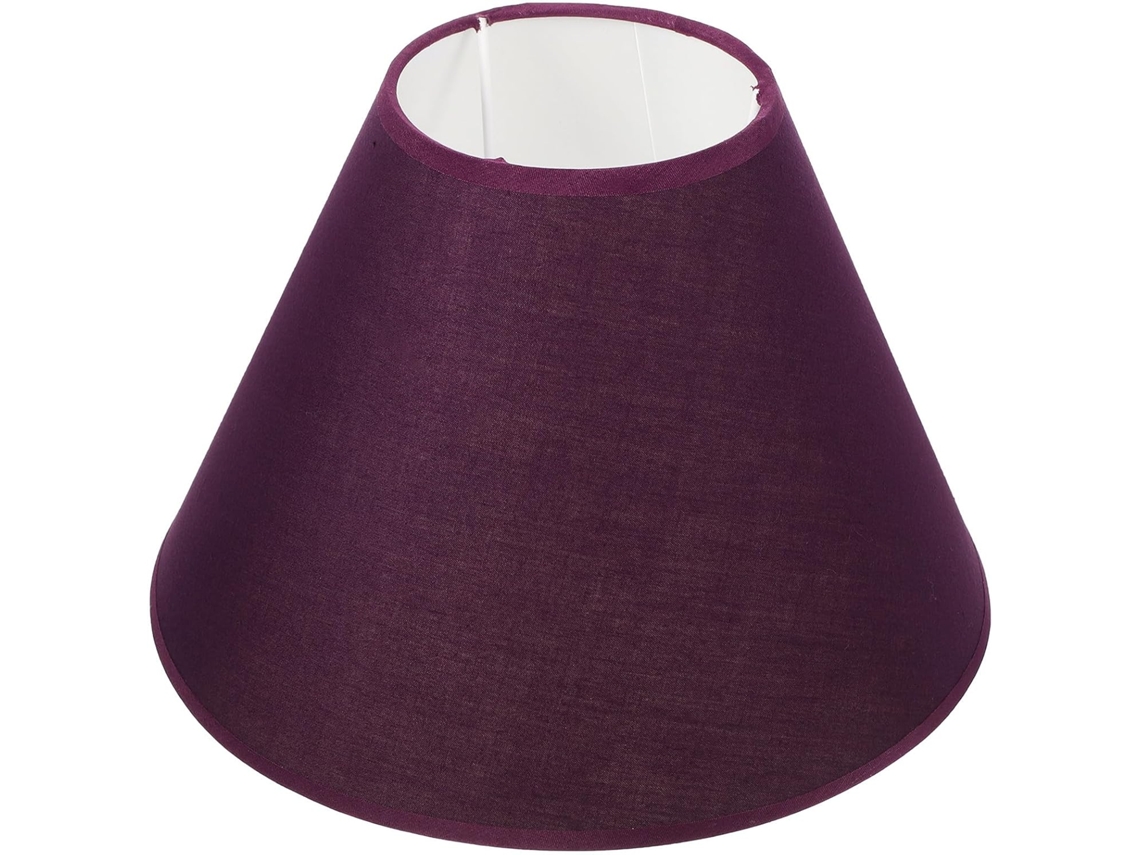 Abajur De Tecido Para Luminária De Mesa E27, Estilo Simples, Roxo