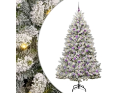 Árvore De Natal Artificial Articulada Com Base Vidaxl Verde Pvc (210 Cm)