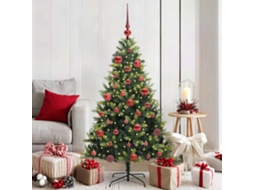 Vidaxl Árvore De Natal Artificial Com Hastes Flexíveis 150 Leds Verde