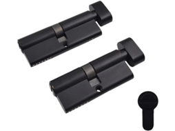 Cilindro de Fechadura Peça Única 70 80mm, Proteção, Alumínio