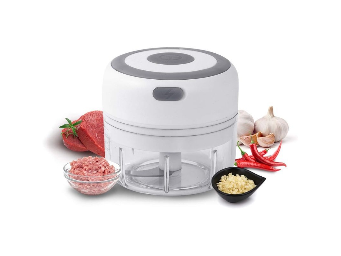 Rebe-cortador De Ajo Eléctrico Sem Fio Mini 100ml Triturador De Verduras Carne Usb Cozinha Portátil