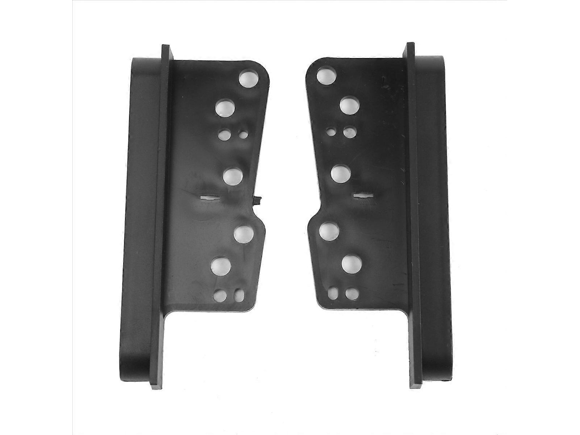Kit De Acabamento Frontal Duplo Din Para Painel De Carro Com 2 Suportes Laterais Para Som Automotivo._yua