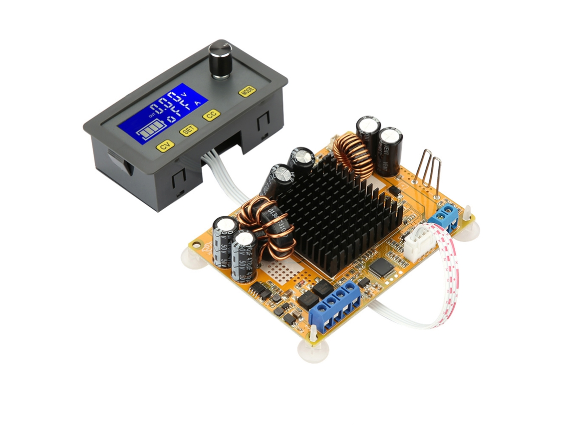 Laxiscreed Módulo De Tensão Ajustável Dcdc Com Display Digital E Saída De 5a