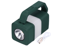 Lanterna de Acampamento Primerox Multifuncional com Alto falante Bluetooth, USB Recarregável com M/Marca