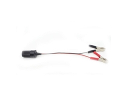 Adaptador De Tomada De Cigarro Com Clip Para Bateria De Veículo 12v Universal 30a 360w
