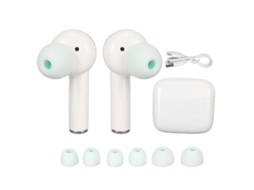 Fones Mali tradutor de idiomas com cancelamento de ruído 144 idiomas Bluetooth 5.3 branco