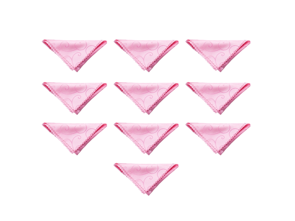 10 Pcs Pano Guardanapos de Mesa de Jantar 48*48Cm Poliéster Lavável Restaurante/Casamento/Hotel/Acessórios de Mesa Diários Rosa