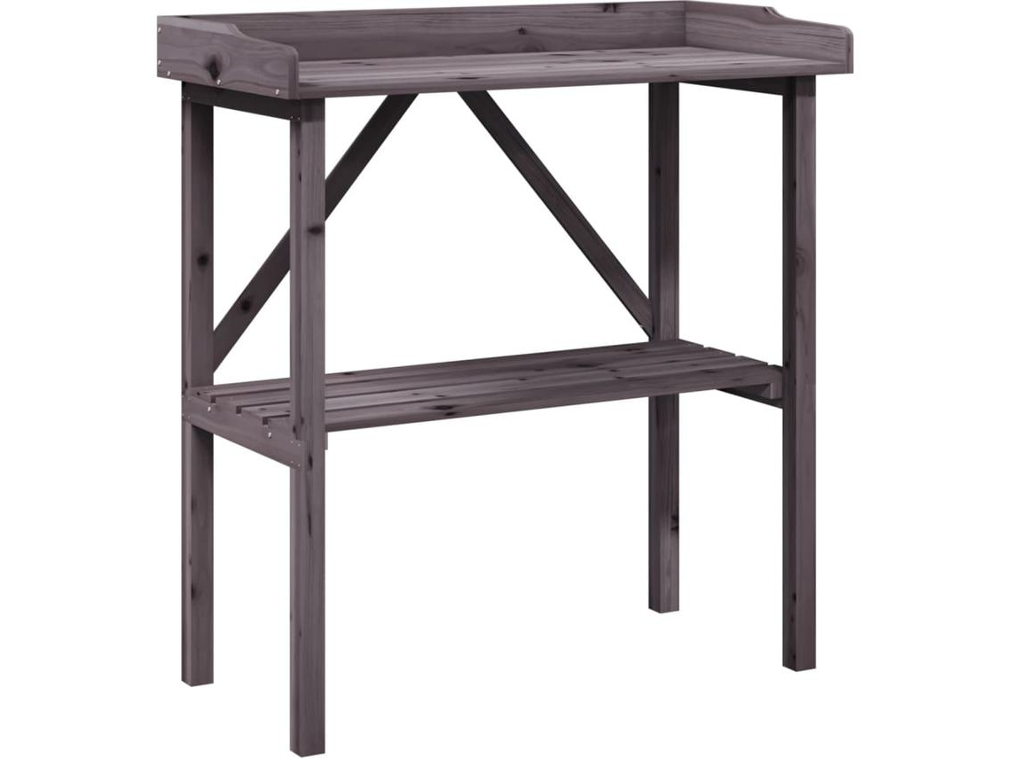Plant Table, Plant Tables Vidaxl Cinzeto Madeira (n/a)