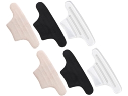 Conjunto De 3 Pares Protetores Calcanhar Antiderrapantes Portáteis, Em Gel E Pelúcia, Para Sapatos De Salto Alto Ajudam
