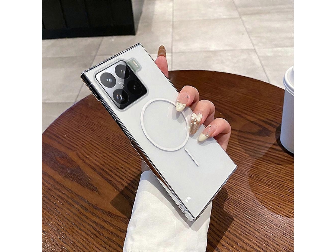 Capa Para Xiaomi 15 Pro Compatível Com Capa Traseira Magsafe Clear Slim Para Pc