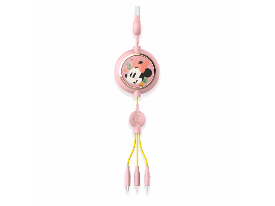 Cabo de Carregamento Produto Tomtop Série Disney Lf20 Cabo de Dados Rosa1234567 EOOCOO (carregamento Três em Um)