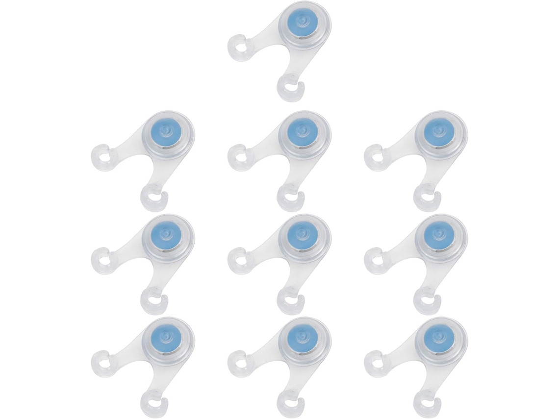 10 luzes de suspensão corda campismo LED azul silicone, luz de alerta exterior ZYBLSSBB