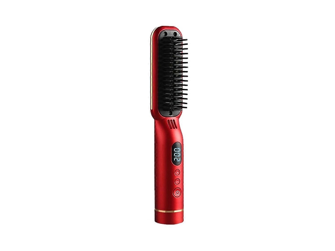 Pente Alisador De Cabelo Sem Fio Para Cabelos Molhados E Secos Com Controle De Temperatura Anti Calor Para Cuidados E Modelagem Capilar Jinyubo Store