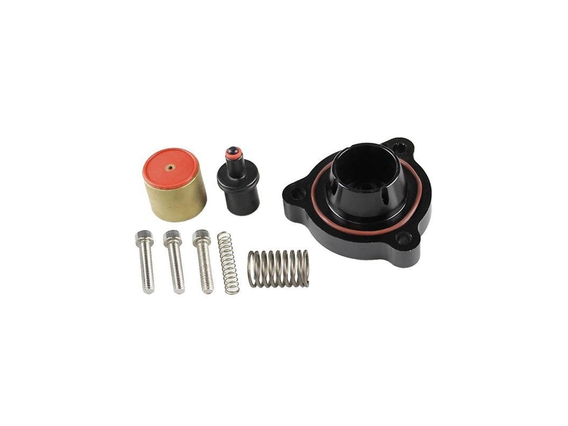 Spacer De Válvula Blow Off Para Veículos 2.0tsi/tfsi 11-16, Golf, Audi, Tt - Aço E Alumínio Preto