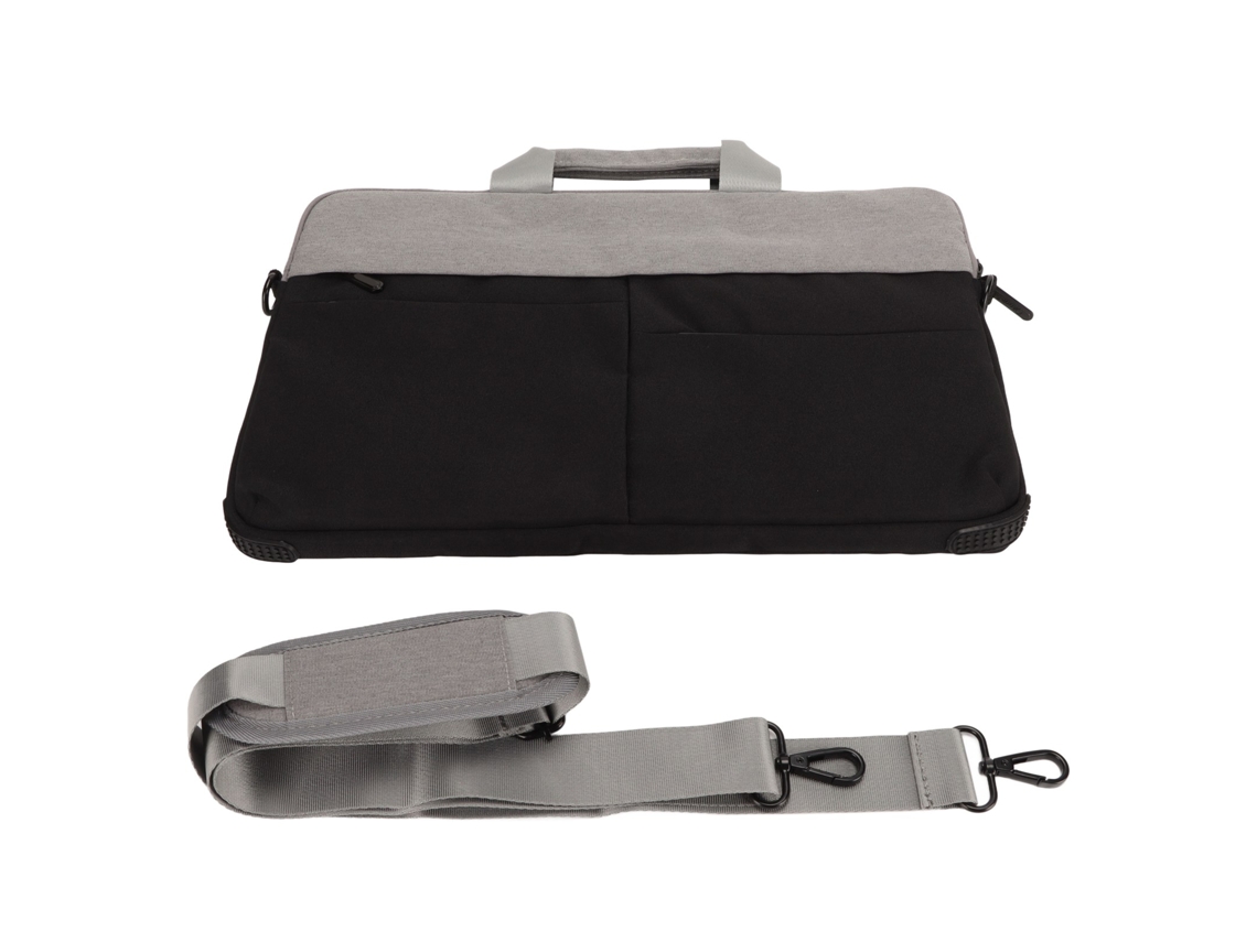 Raum-bolsa De Laptop 15.4 Polegadas Notebook Com Alça Material De Tela Impermeável Para Dell Hp Lenovo Preto