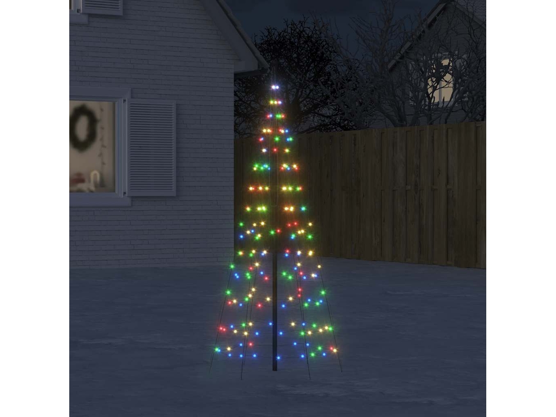 Vidaxl Árvore De Natal Led 200 Leds Coloridos 180 Cm