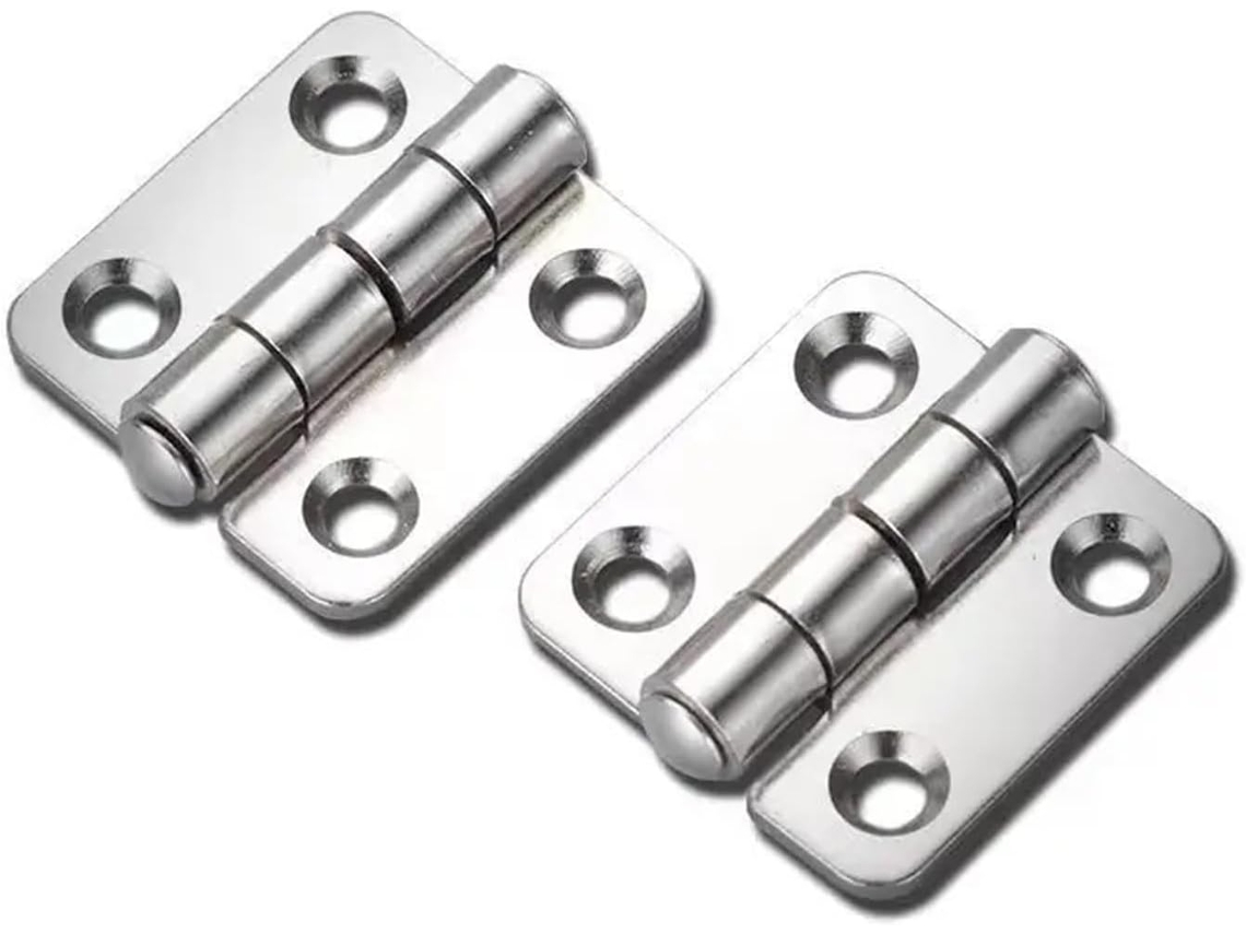 Dobradiça Para Porta De Armário Em Aço Inoxidável E Ferro, Dobradiça Padrão Para Portas Dobráveis Planas, Modelo Cl253-1
