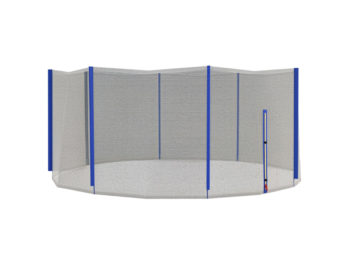 Rede Substituição Trampolins Ø366cm 8 Postes Retos Com Zíper