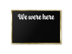 Magnetic Wall Board We Were Here For The Office Espelharte (60x40 Cm)