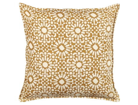 Almofada Decorativa BELIANI (45 x 45 cm - Algodão - Creme)