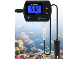 Medidor De Ph, Testador De Qualidade Da Água, Tela Lcd, Interface Bnc, Sonda Para Aquário Zeuxo