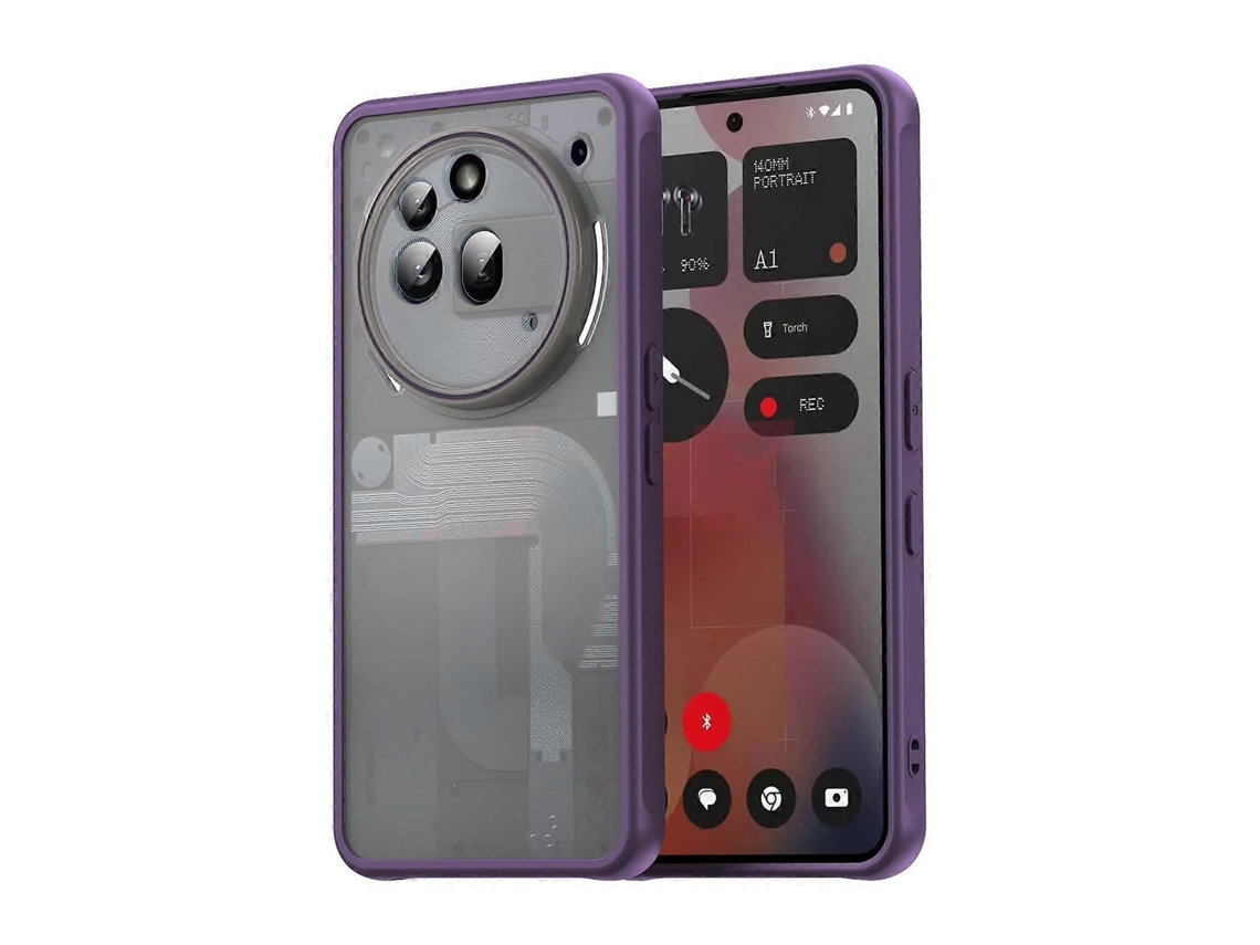 Capa Para Celular Fan Dun Series Tpu Híbrida Pc Fosca Para Nothing Phone 3a Pro