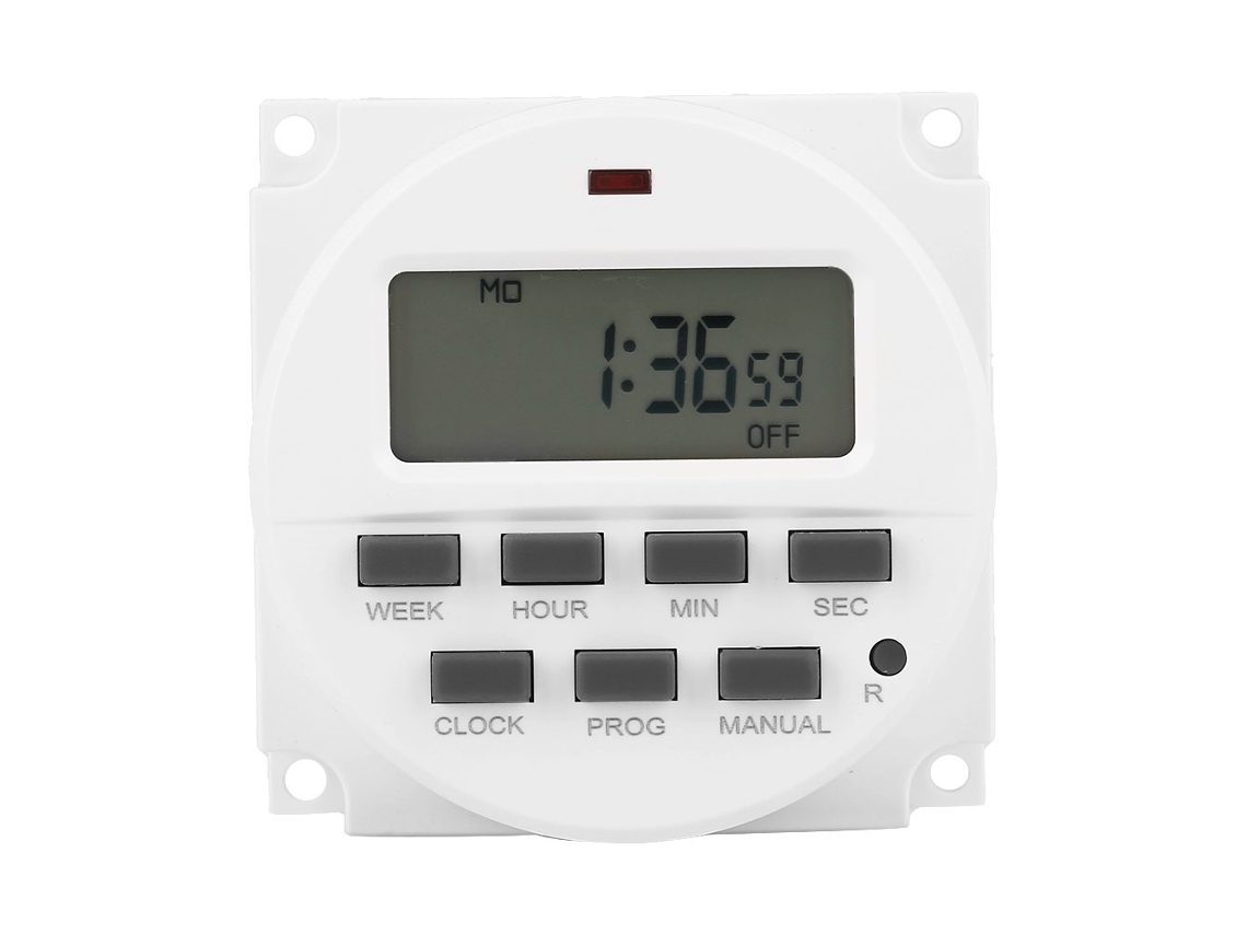 Timer Switch Programável Semanal LCD Bateria | S/MARCA