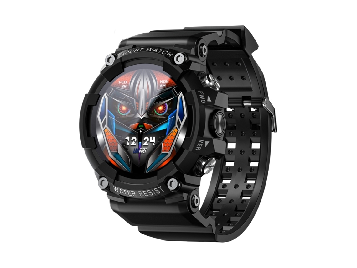 Relógio Inteligente Esportivo E Fitness Com Tela Tft De 1,28 Polegadas E Suporte Para Chamadas Bluetooth (preto)