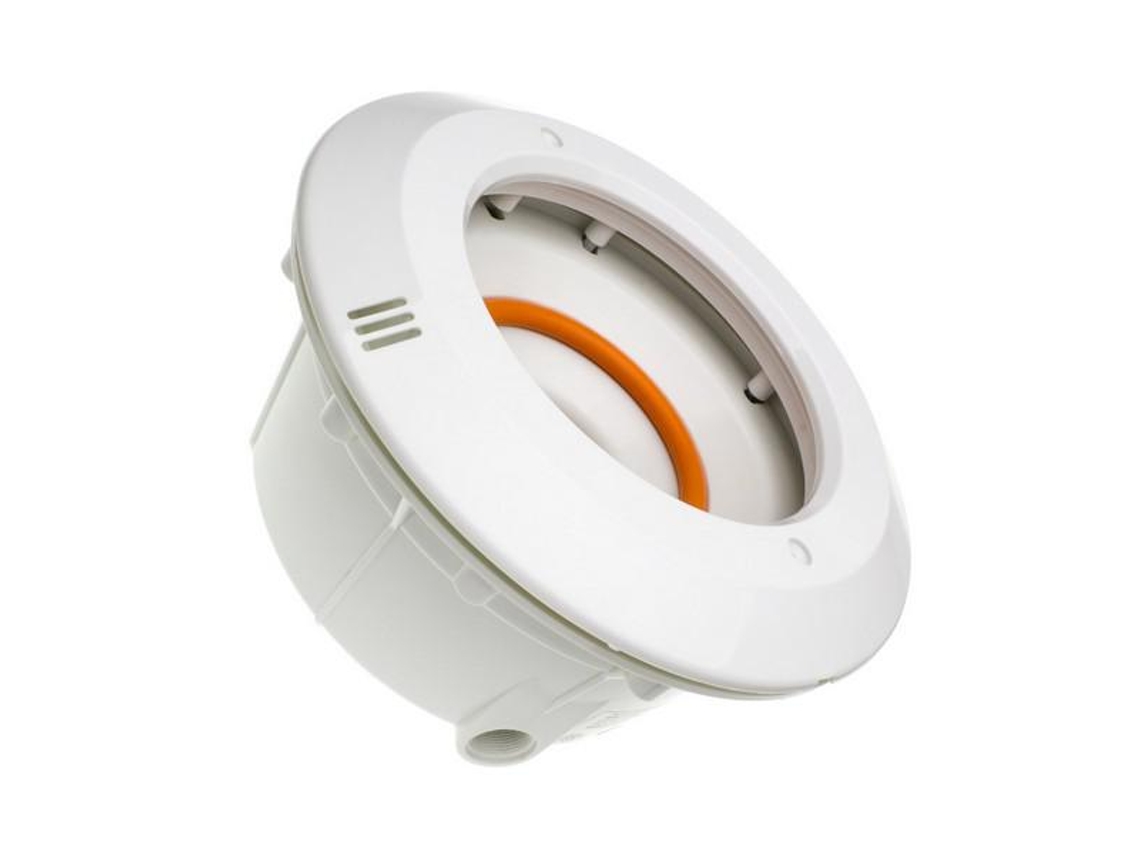 Nicho Para Lâmpada Embutida De Piscina Par56 Ip68 Para Betão E Revestimento Xtrapool Branco
