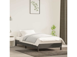 Vidaxl Estrutura De Cama Sem Colchão 90x190 Cm Veludo Cinzento-escuro