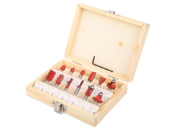 Conjunto De 12 Soquetes Em Aço Carbono Laxiscreed Para Carpintaria E Fresagem