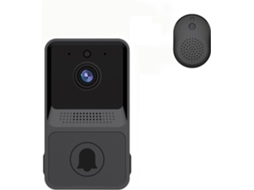 Campainha com Camara HALINUIA Sem Fios Wi fi Hd Exterior com Visao Noturna e Intercomunicador Video para Monitorizacao Domestica