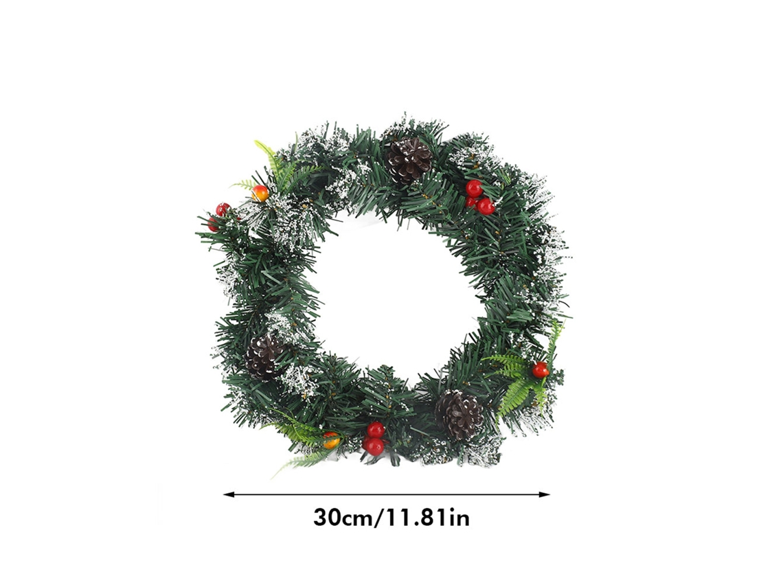 Coroa De Natal (artificial, 30cm) Eoocoo
