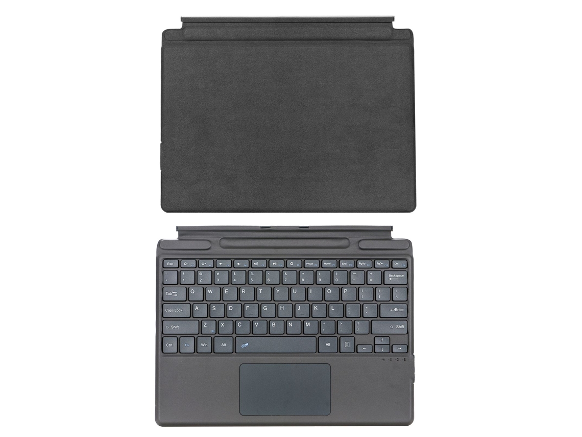 Teclado Compacto Com/ Sem Iluminação Para Surface Pro 8/9/x Leve Ergonômico Com Longa Duração Da Bateria