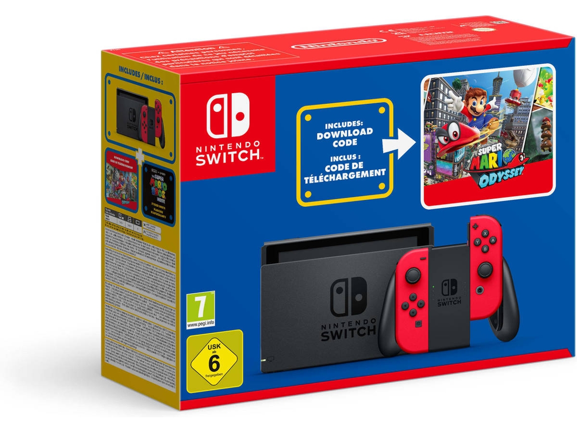 Consola Nintendo Switch 1.1 Mario Day Bundle