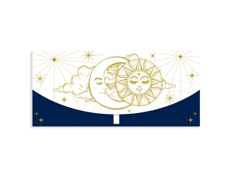 Postal presente dinheiro cartão imagem sol e lua 19922