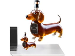 Decantador Para Bebidas Destiladas, Garrafa Em Formato De Dachshund Para Uísque E Outras Bebidas, Di Gokoco