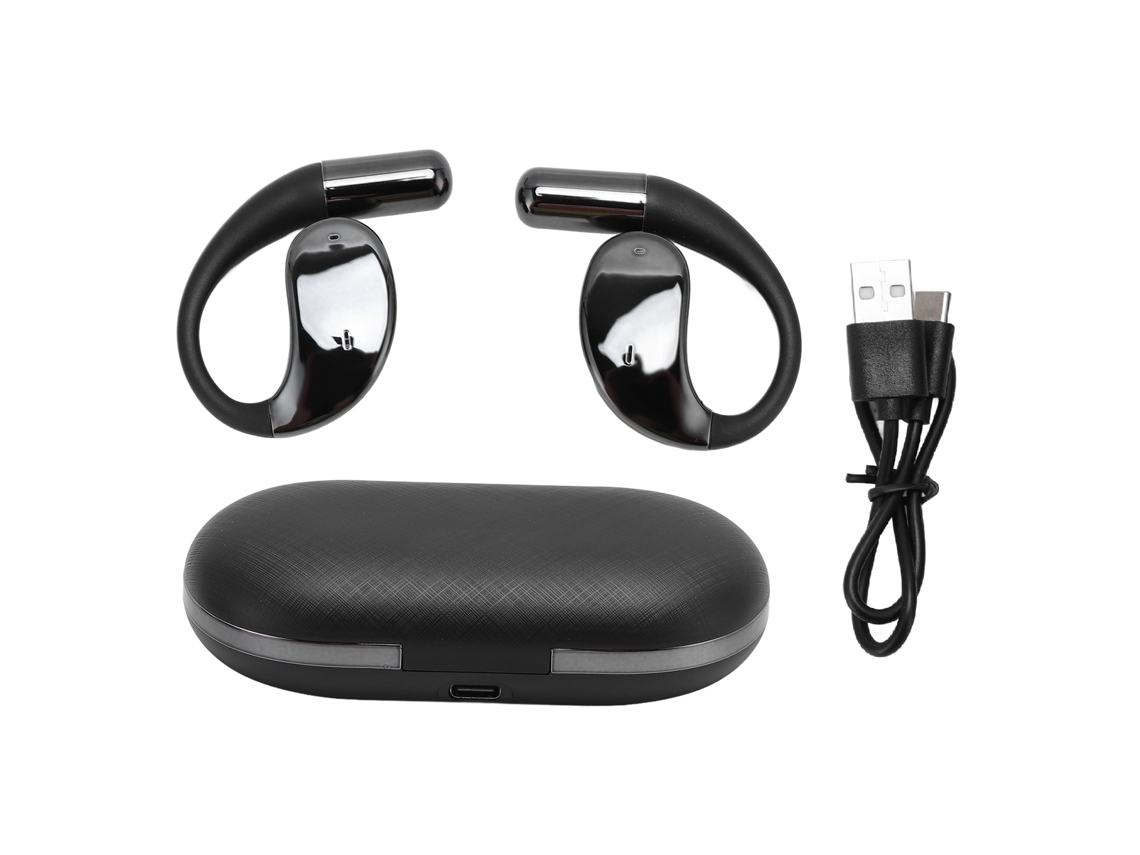 Fones de Ouvido Bluetooth V5.4 Cancelamento de Ruído 8h Reprodução Confortável para Esportes Corrida Dirigir