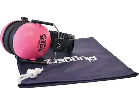 Protetores Auriculares Infantis PLUGGERZ Rosa