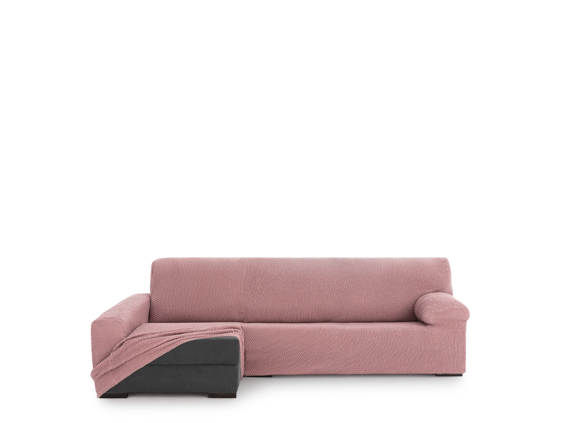 Capa para chaise longue de braço comprido esquerdo EYSA THOR Cor de Rosa 170 x 110 x 310 cm