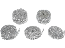 Conjunto de 5 tiras decorativas de imitação de pedras preciosas, termoseláveis, em 5 comprimentos diferentes para artesanato e decoração.