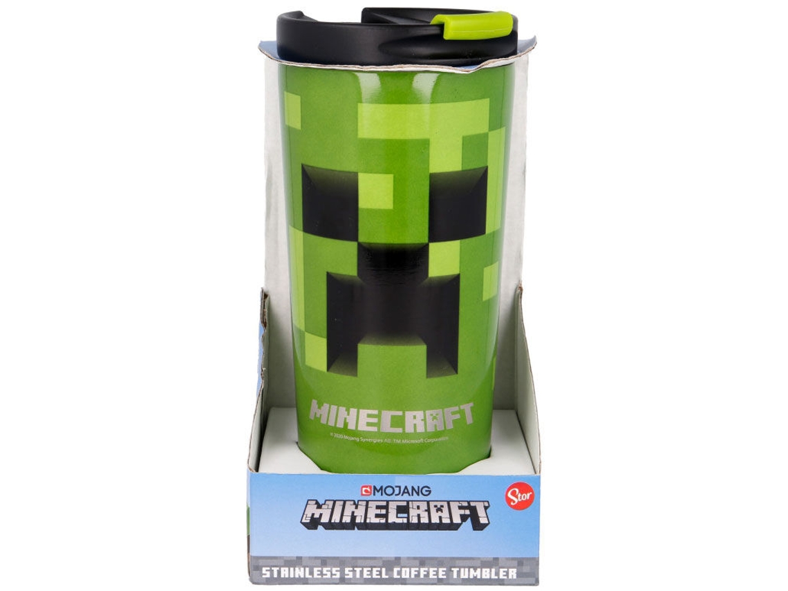 Copo De Aço Inoxidável Minecraft 425ml