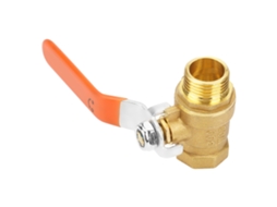 Válvula De Bola De Latão Dn15 Roscada 1/2" Bsp