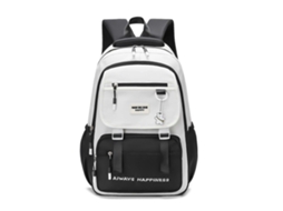 Mochila Feminina Elegante E Impermeável Para Faculdade, Com Alta Capacidade, Moderna E Prática Para Viagens E Livros, Na Cor Preta.