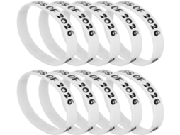 Conjunto Osaladi com 10 pulseiras de silicone para formatura, decoração e parabéns! Pulseira de silicone para festa de formatura