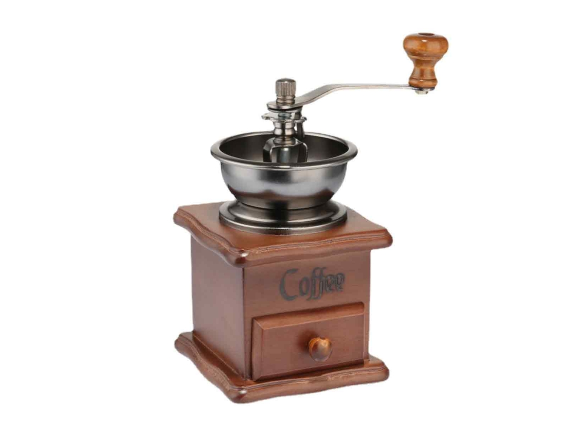 Moedor De Café Manual Madeira, Portátil, Com Moagem Ajustável Para Espresso, Prensa Francesa E Café Coado, Ideal Para Casa, Escritório E Viagens
