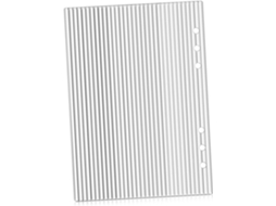 Camada de acrílico transparente Luxshiny A5 com tiras grossas para organização de mesa e casa, camada removível para