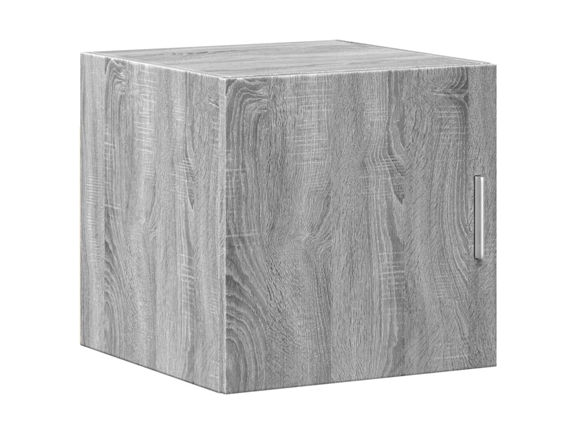 Wall Cabinet, Wall Cabinets Vidaxl Cinzeto Madeira Processada (n/a)