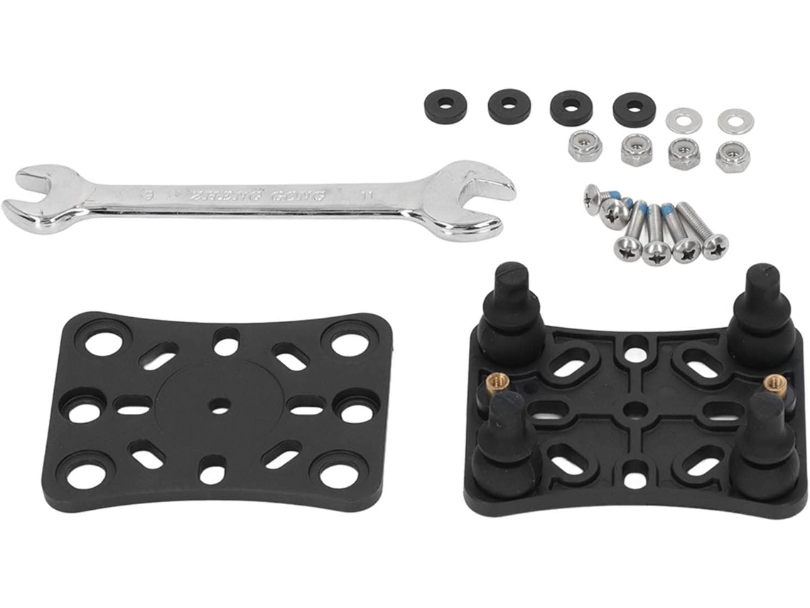 Ftvogue Suporte De Telefone Para Moto, Amortisseur, Em Acier Inoxydable E Nylon Vélo Atv Utv Com Solide